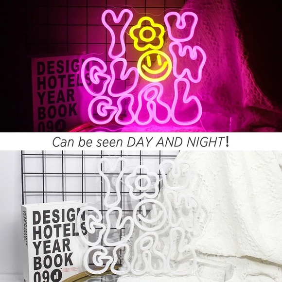 You Glow Girl LED Neon Light Sign - Picture 3 of 4